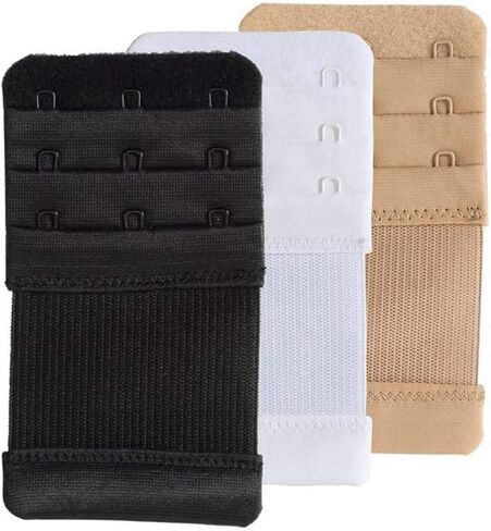 3 Pcs Bra Extenders 3 Hooks Bra Strap for Women Extender Bra Hooks Replacement for Bodysuit Extender in Saudi Arabia