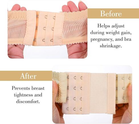 12PCS Bra Extender 4 Hooks Elastic Bra Strap Extender Soft Stretchy Bra Band Plus Size Back Bra Extenders for Women in Saudi Arabia