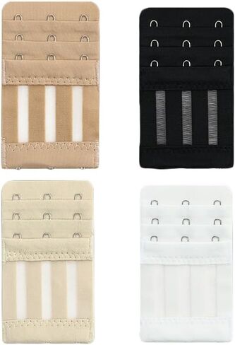 Women Underwear Extension Buckle 3 Row 3 Hook Elastic Bra Extension Straps Hasp in Saudi Arabia