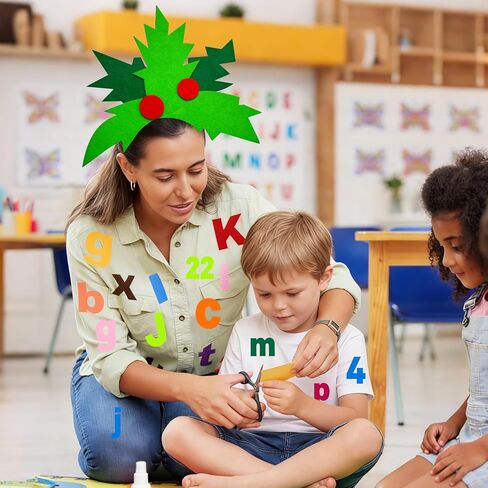 Palm Tree Costume Accessories Set Book Character Headband and Self-Adhesive Felt Letters Numbers for World Book Day Halloween Cosplay 100th day of school in Kuwait