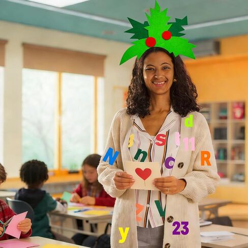 Palm Tree Costume Accessories Set Book Character Headband and Self-Adhesive Felt Letters Numbers for World Book Day Halloween Cosplay 100th day of school in Kuwait