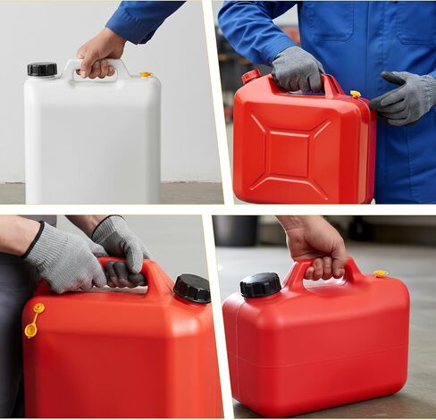 12 pcs Gas Can Vent Caps - Universal Yellow Fuel Can Jug Vents, Gas Cans Vent Kit for Plastic Cans, Gasket Stopper Vents Cap Collars, Leak-Proof Cap Replacement, Easy Install in Saudi Arabia
