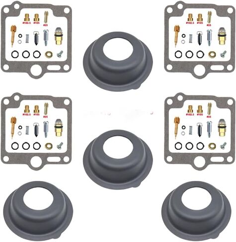 Yamaha600 FJ600 motorcycle carburetor repair kit 1984-1985 FJ 600 carburetor rebuild kit (repair kit,float,Diaphragm) in Kuwait