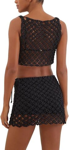 Black Macrame Blouse by BB - Sale in Saudi Arabia