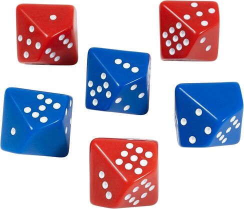 LEARNING ADVANTAGE Subitizing Dice - Set of 6 - Hands On Math Manipulative - Teach Early Numeracy - Math Games for Kids in Saudi Arabia