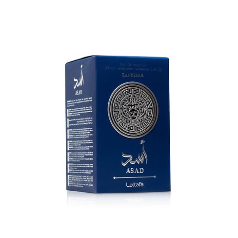 Lattafa Asad Zanzibar for Men Eau de Parfum Spray. 3.4 Ounce in Kuwait