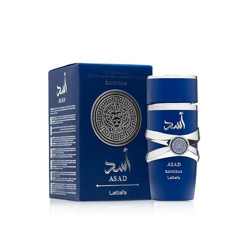 Lattafa Asad Zanzibar for Men Eau de Parfum Spray. 3.4 Ounce in Kuwait