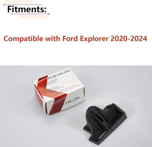 RLB-HILON دعامة لوحة تقليم مقعد السائق الجانبي متوافقة مع Ford Explorer 2020 2021 2022 2023 2024 سنة، دعامة غطاء مسار المقعد الأمامي الأيسر، لـ MB5Z-78647K12-A in Kuwait