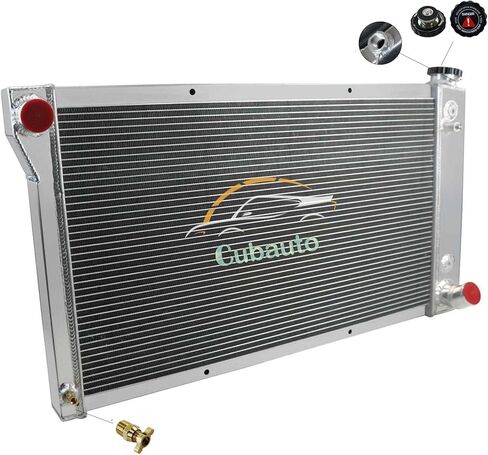 الرادياتير - مشعاع ألومنيوم ذو 4 صفوف لسيارة 1968-1972 Chevy Gmc C10 C20 C30 K10 K20 K25 Trucks Blazer Pickup Suburban، 4 مشعات محرك بديلة للسيارات الأساسية in Kuwait
