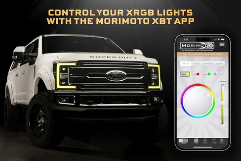 المصابيح الأمامية موريموتو XRGB LED لـ 17-19 فورد سوبر ديوتي (LF777) in Kuwait