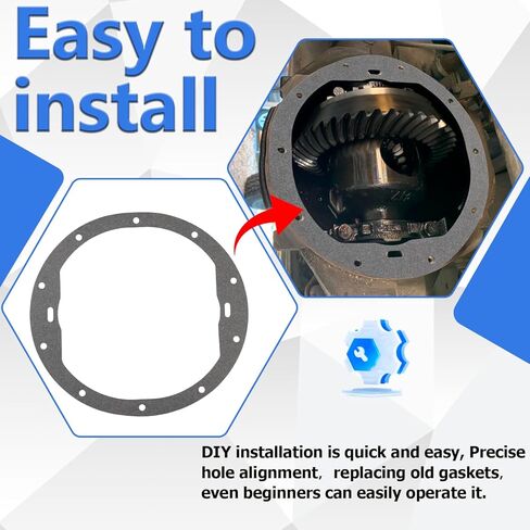 أغطية ذات 10 فتحات 3993593 حشية غطاء تفاضلي، لـ GM 8.2 بوصة و8.5 بوصة وGM 8.625 بوصة. متوافقة مع Motive Gear. in Kuwait