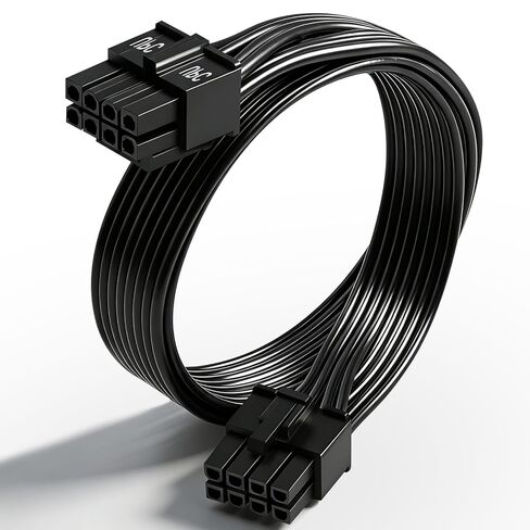 COMeap CPU 8 Pin Male to CPU 8 Pin (4+4 Detachable) Male EPS-12V Motherboard Power Adapter Cable for Corsair Modular Power Supply 25-inch(63cm) in Kuwait