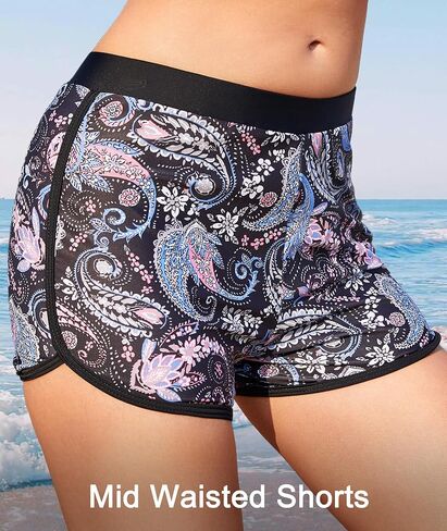 Tankini Swimsuits for Women 2026, Tummy Control Two Piece Bathing Suits, Blouson Tank Tops with Board Shorts in Saudi Arabia