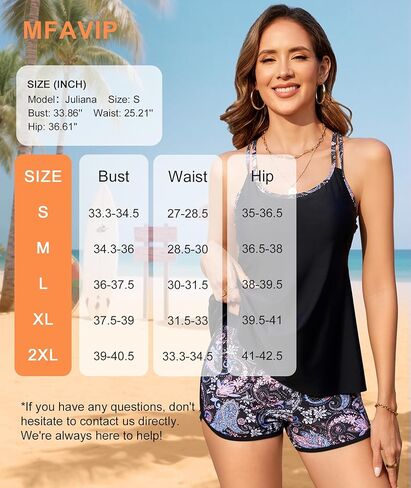 Tankini Swimsuits for Women 2026, Tummy Control Two Piece Bathing Suits, Blouson Tank Tops with Board Shorts in Saudi Arabia