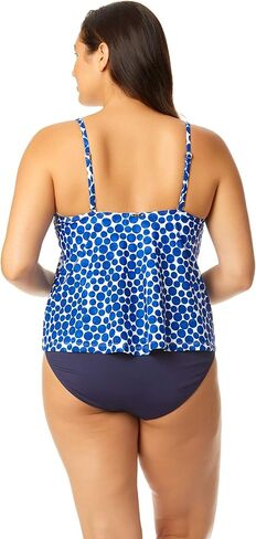Easy Triangle Tankini in Denim Dot for Women by Anne Cole in Saudi Arabia