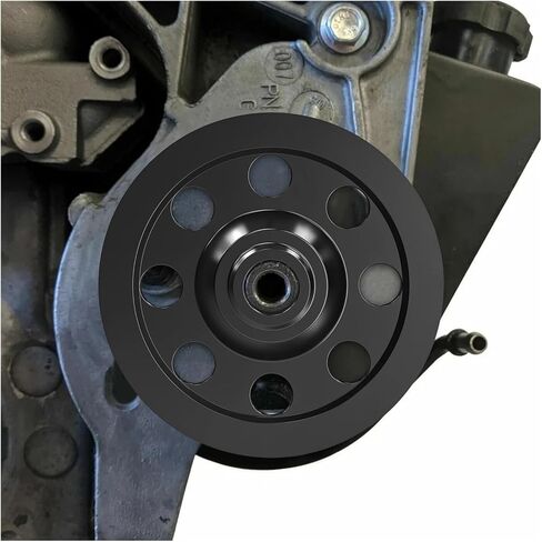 بكرة ألومنيوم صغيرة قطرها 5 بوصات متوافقة مع نظام التوجيه المعزز LS Vortec 4.3L 4.8L 5.3L 5.7L 6.0L 6.2L طراز المحرك in Kuwait