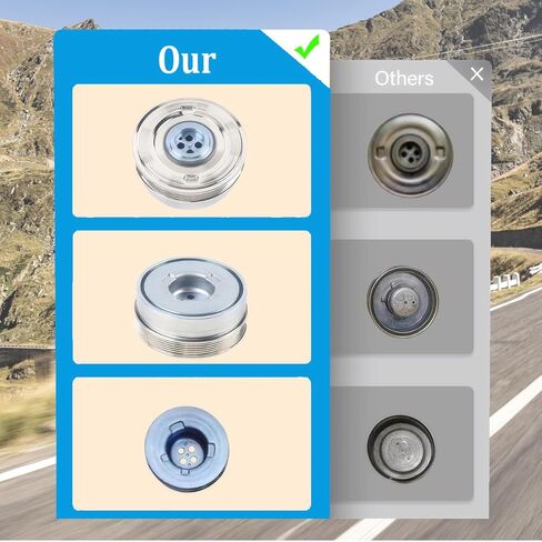 11238638614 موازن مثبط بكرة العمود المرفقي متوافق مع 2015-2018 BMW F46 F45، لـ 2014-2020 Mini Cooper F54 F60 F55 F56 F57 Replact # 11232384185,11238602799,11238638613 in Kuwait