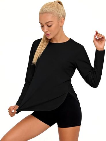 Women's Sun Shirts UPF 50+ Long Sleeve Soft Elasticity Quick Dry Tops for Workout Hiking Running Travel in Saudi Arabia