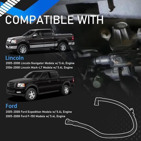 Fuel Vapor Vacuum Tube Compatible with 2005 2006 2007 2008 Lincoln Navigator Lincoln Mark-LT Ford F-150 Expedition Models w/ 5.4L Engine Replaces 5L3Z-9D289-A ‎5L3Z-9D289-A-1 in Saudi Arabia