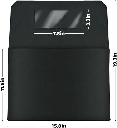 24 Pack Chair Pockets for Classrooms, 16 x 19 inch Pocket Chart Back of Chair Organizer for Kids with Name Slot, Seat Sacks for Classroom Chairs Seat Storage (Black, 24Pack) in Kuwait