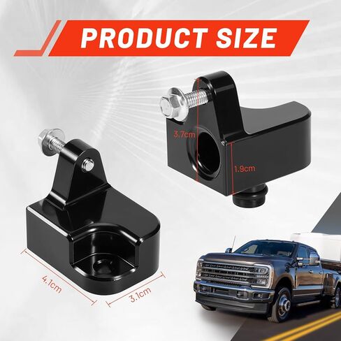 مجموعة فاصل مستشعر MAP مناسبة لسيارة Ford F-250 F-350 F-450 F-550 Super Duty 2020-2026، ديزل باور ستروك 6.7 لتر، ألومنيوم خام، أسود بأكسيد in Kuwait