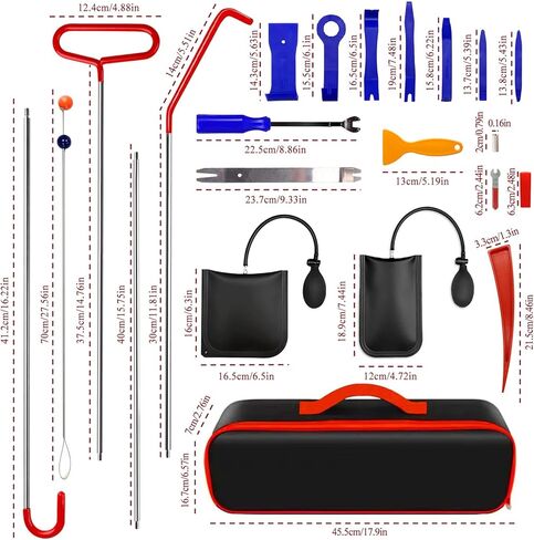 أدوات إصلاح محمولة ستانلس ستيل، 65 بوصة، 24 قطعة in Kuwait