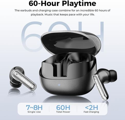 MINISO MS106 AI Translation Earbuds Real Time, 4-in-1 Translator Earbuds Support 150 Languages with APP, Bluetooth 6.0 Translator Headphones Compatible with iOS & Android, for Travel Business in Saudi Arabia