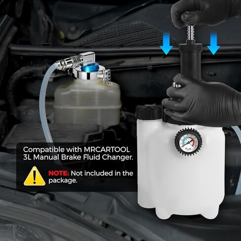 MR CARTOOL محول نازف الفرامل 43 مم محول أسطوانة رئيسية لتويوتا ولكزس، يعمل مع مجموعة نازف الفرامل اليدوية in Kuwait