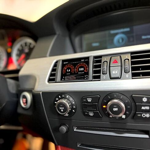 WAGNERTUNING MFD28 لسيارات BMW 525d 530d 535d E60/E61 2.8 بوصة TFT شاشة لمس رقمية متعددة الوظائف، درجة الحرارة، غاز العادم، ضغط معزز، مقياس متعدد WT34067 in Kuwait