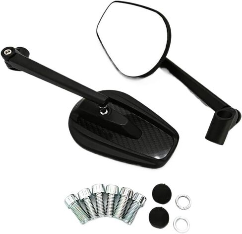 العالمي 8 مللي متر 10 مللي متر دراجة نارية مرآة سكوتر E الدراجة مرايا الرؤية الخلفية 2 قطعة زوج الكهربائية الجانب الخلفي مرآة محدبة in Kuwait