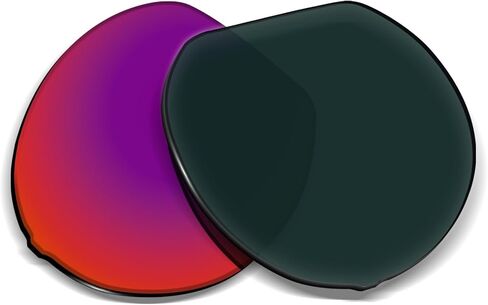 عدسات بديلة 1.5 ملم متوافقة مع النظارات الشمسية الذكية Oakley Meta HSTN OW8002 مقاس 51 ملم، مضادة للخدش in Kuwait