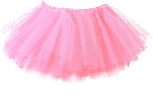 Pink Tutu for Adult Pink Tutu Skirt for Women Elastic Tutus Dress for Women 5 Layered Tulle Dress in Saudi Arabia