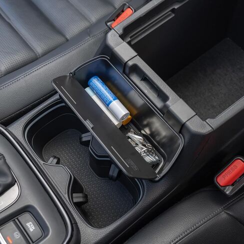 صندوق تعليق وحدة التحكم المركزية PIMCAR متوافق مع مقصورة هوندا CRV المخفية لعام 2023-2026 مع غطاء ملحقات صينية تخزين مسند الذراع من بلاستيك ABS الفاخر in Kuwait