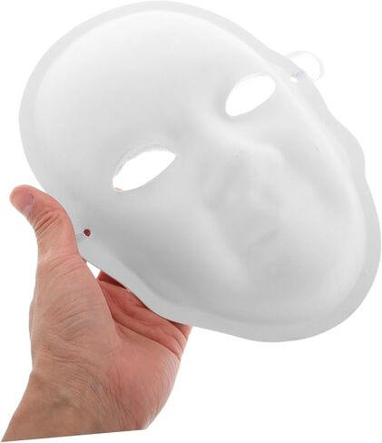 TEHAUX 4pcs Peking Mask White Costume Mask Role Play Party Supplies Masquerade Party Decorations Masquerade Decorations in Saudi Arabia