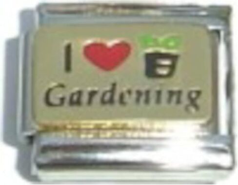 NewCharms I Love Gardening Italian Charm in Saudi Arabia