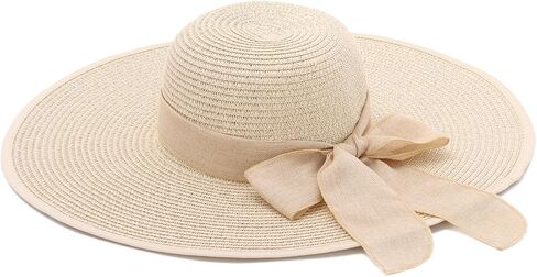 Freie Liebe Summer Beach Straw Hats for Women, Wide Brim Sun Hat Foldable Packable in Saudi Arabia