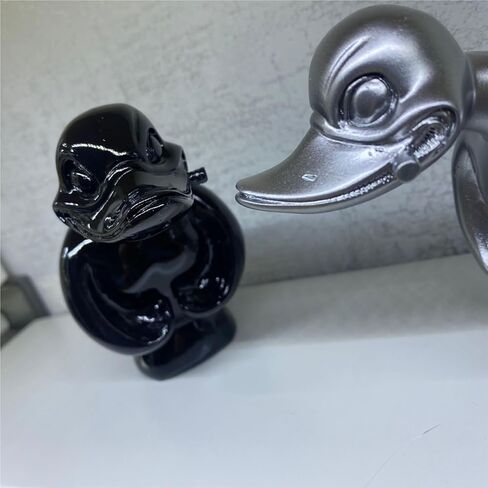 زخرفة غطاء محرك السيارة المطاطي الغاضب، أشياء لطيفة لتزيين السيارة (أسود) in Kuwait