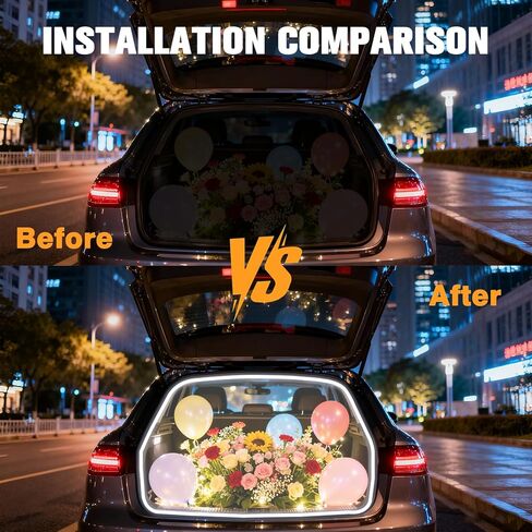 dibms 177 "الحث المغناطيسي الديناميكي المتدفق أدى شريط إضاءة صندوق السيارة، عالمي مرن IP65 مقاوم للماء سيليكون قابل للقص 12 فولت إضاءة محيطة داخلية للسيارات سيارات الدفع الرباعي والشاحنات البيضاء in Kuwait