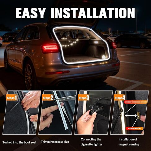 dibms 177 "الحث المغناطيسي الديناميكي المتدفق أدى شريط إضاءة صندوق السيارة، عالمي مرن IP65 مقاوم للماء سيليكون قابل للقص 12 فولت إضاءة محيطة داخلية للسيارات سيارات الدفع الرباعي والشاحنات البيضاء in Kuwait