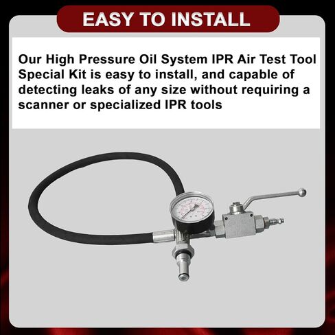 High Pressure Oil System IPR Air Test Tool Special Kit Compatible with Ford Powerstroke Diesel 6.0L/7.3L Engine in Kuwait