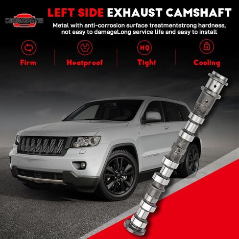 Left Side Exhaust Camshaft (Driver Side) FIT 2011-2023 Chrysler 300 Dodge Charger Jeep Grand Cherokee Ram 1500 3.6L Pentastar 5184377AG in Saudi Arabia