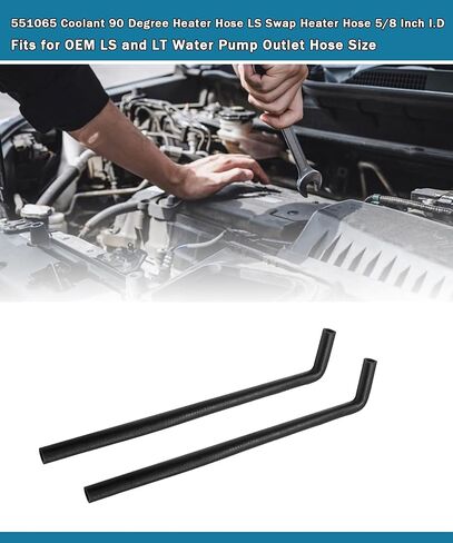 2Pack 551065 ID 5/8" 90 Degree Elbow Coupler Hose, 4 Inch x 24 Inch Long LS Swap Heater Hose in Saudi Arabia