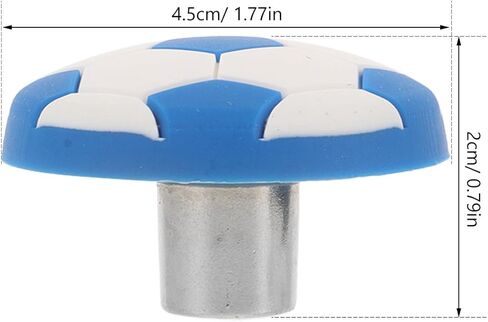 4pcs Silicone Cartoon Cabinet Drawer Pull Handles Room Soccer Blue White Soft Wardrobe Knobs Safe Furniture Handles for Nursery and Bedroom in Kuwait