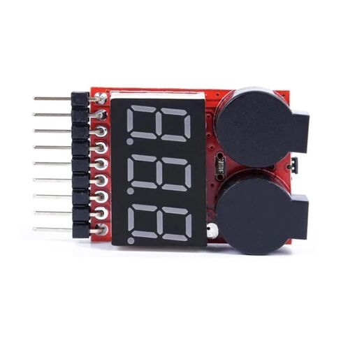 1-8S يبو/ليثيوم أيون/Fe هليكوبتر طائرة قارب الخ بطارية الجهد 2 IN1 تستر الجهد المنخفض صفارة إنذار in Saudi Arabia