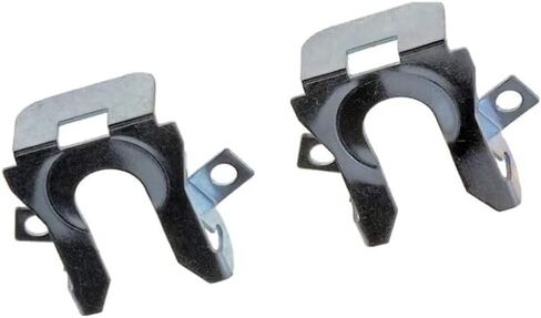 KarParts360 For Lincoln Town Car 1990-1997 Headlight Retainers | Steel | Chrome Finish | Clip Fastener Type | 0.125 Inches Fastener Hole Size in Saudi Arabia