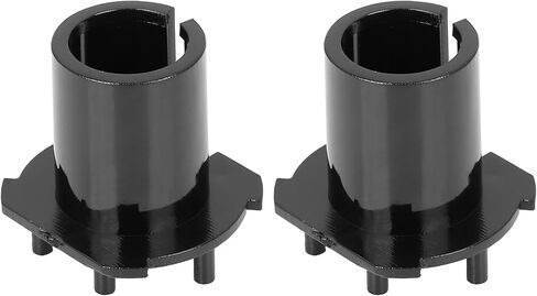 Car H7 HID Xenon Light Bulb Holders Adapters Spacers for Mazda 3 6 CX-7 Plastic Metal Black (Set of 2) in Saudi Arabia