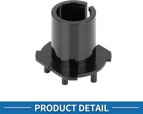 Car H7 HID Xenon Light Bulb Holders Adapters Spacers for Mazda 3 6 CX-7 Plastic Metal Black (Set of 2) in Saudi Arabia