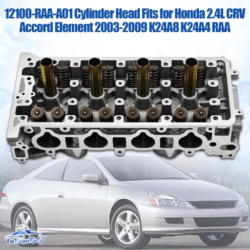 12100-RAA-A01 Cylinder Head Fits for Honda CRV Accord Element 2.4L 2003-2009 K24A8 K24A4 RAA 12100-RAA-A00 in Saudi Arabia