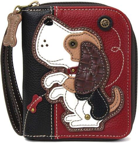 Chala Handbags Dog Zip-Around Wristlet Wallet - Dog Mom, Dog Lover in Saudi Arabia
