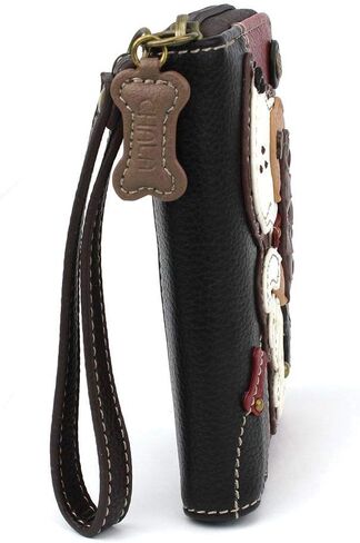 Chala Handbags Dog Zip-Around Wristlet Wallet - Dog Mom, Dog Lover in Saudi Arabia